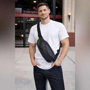 True Religion Black Crossbody Bag